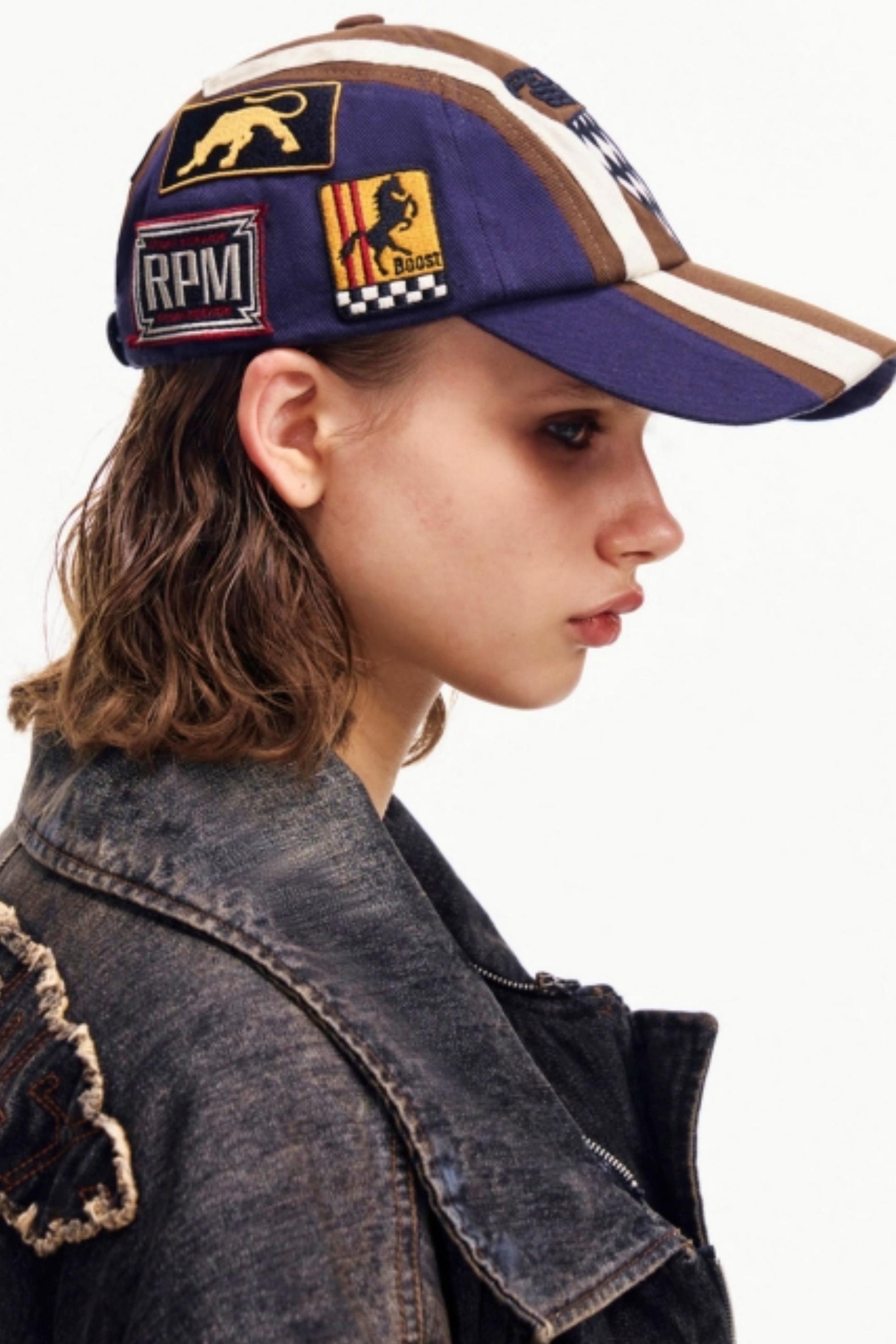 Men's Racing Embroidered Baseball Cap