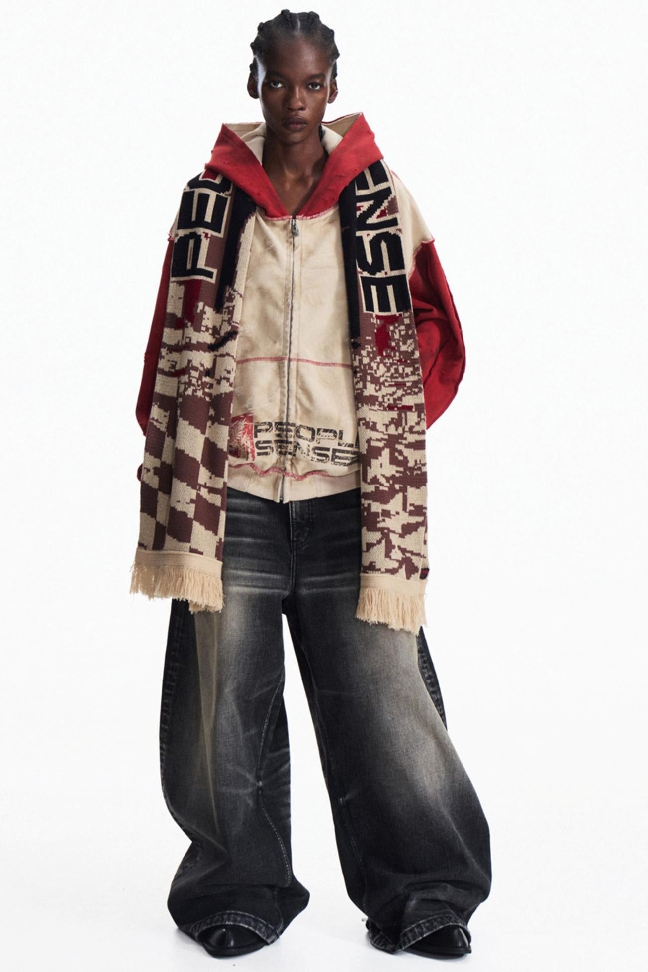 Men's Racing Jacquard Knit Snood