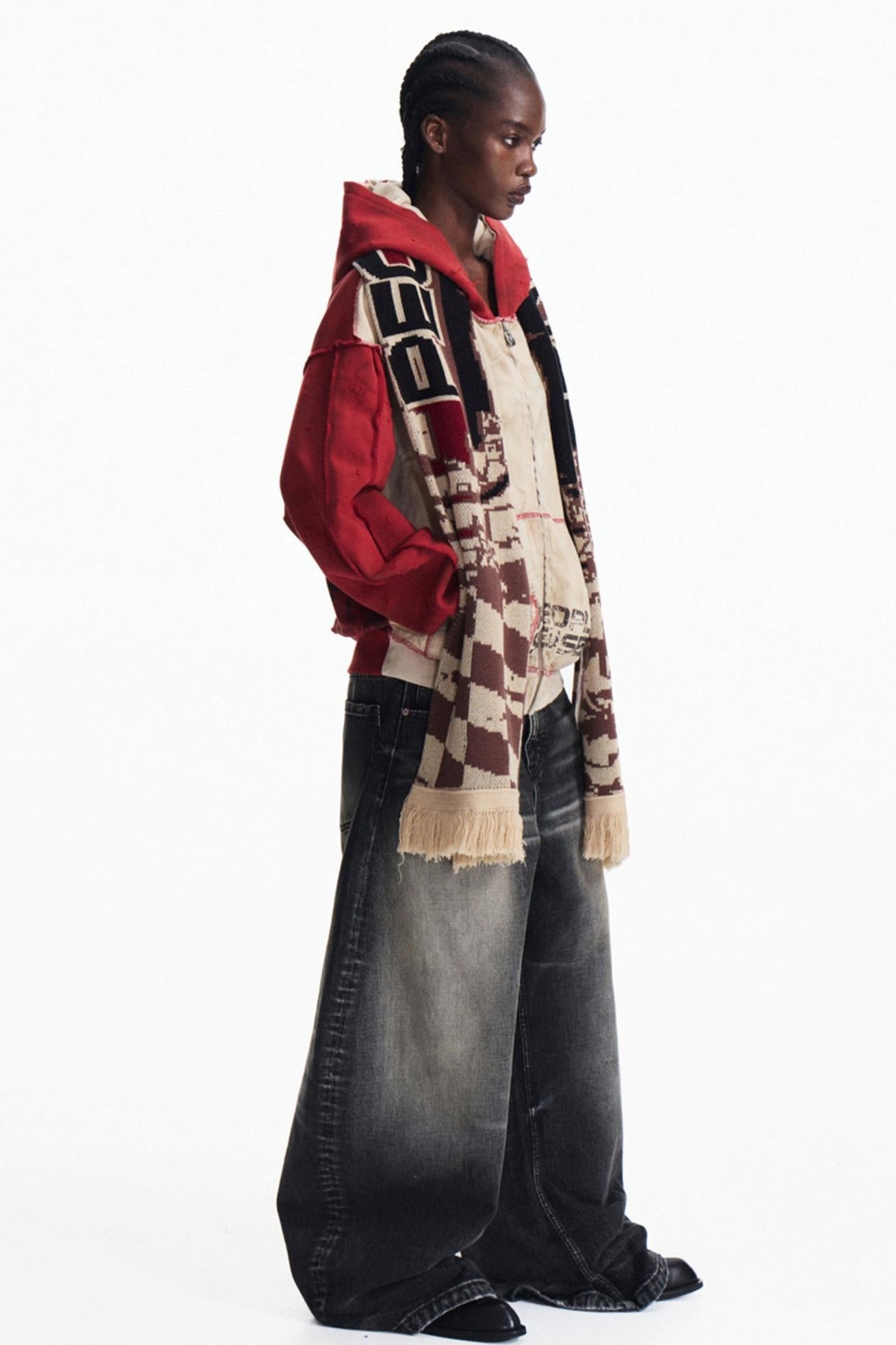 Men's Racing Jacquard Knit Snood