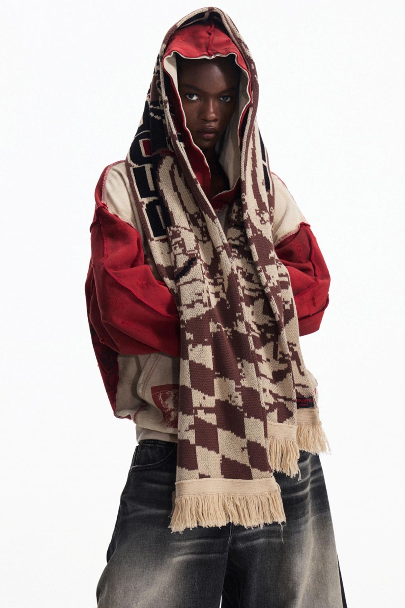 Men's Racing Jacquard Knit Snood