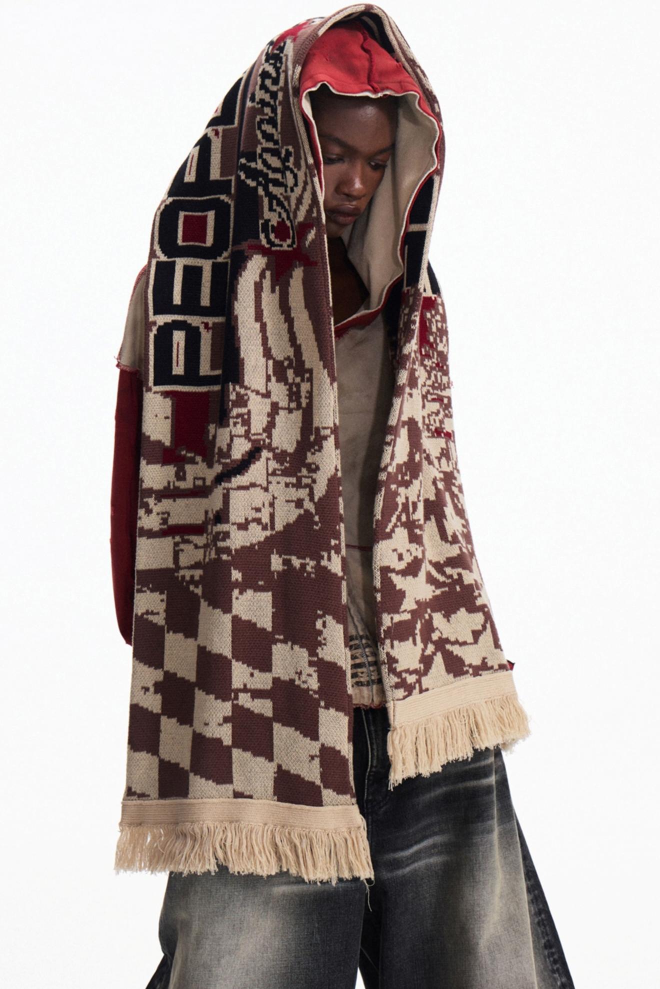 Men's Racing Jacquard Knit Snood