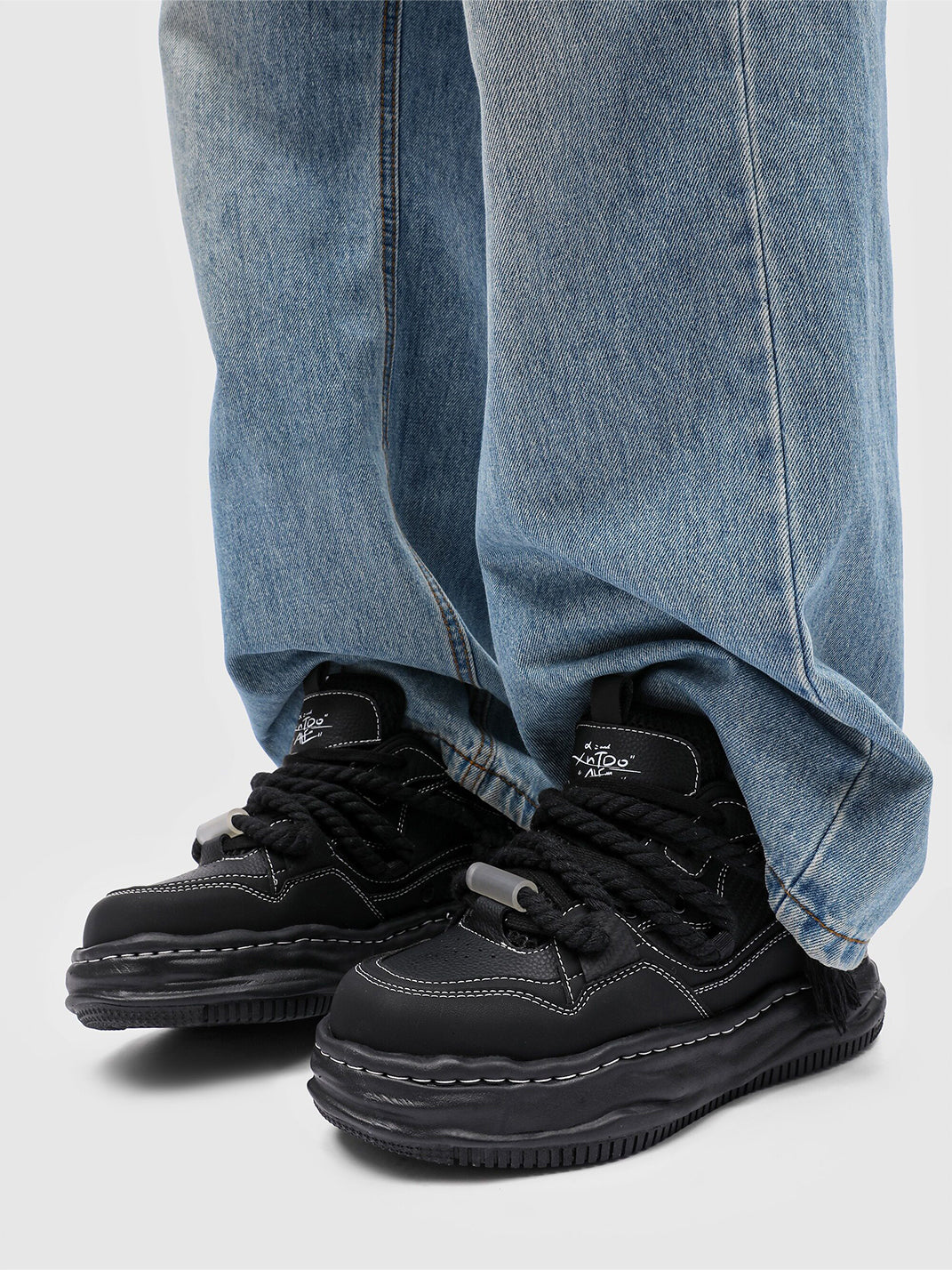 7CM Wavy Sole Chunky Sneakers