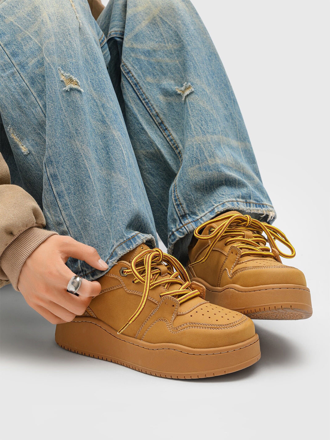 Monochromatic Chunky Sneakers
