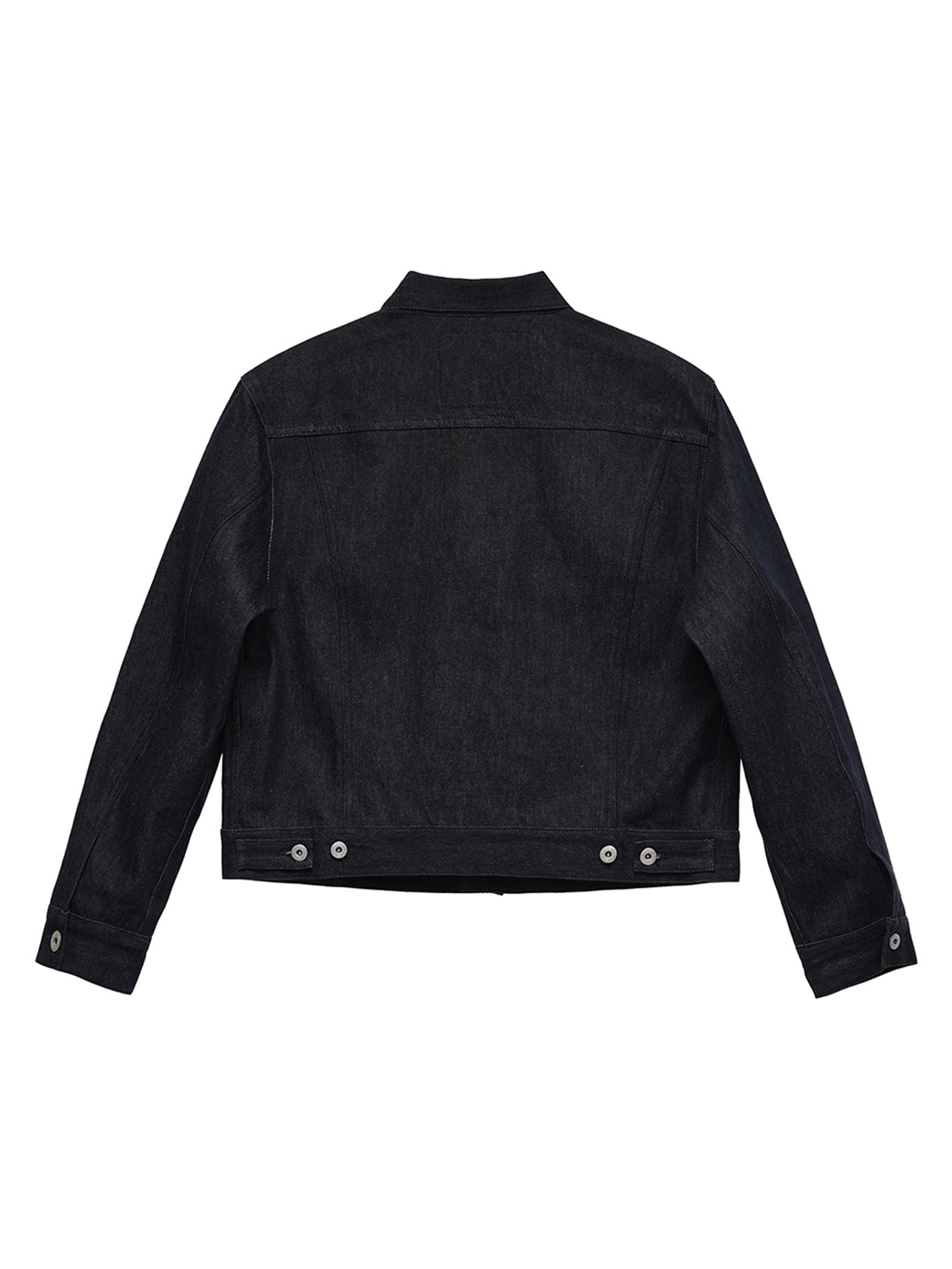 11.3oz Indigo Blue Non-Fade Short Denim Jacket