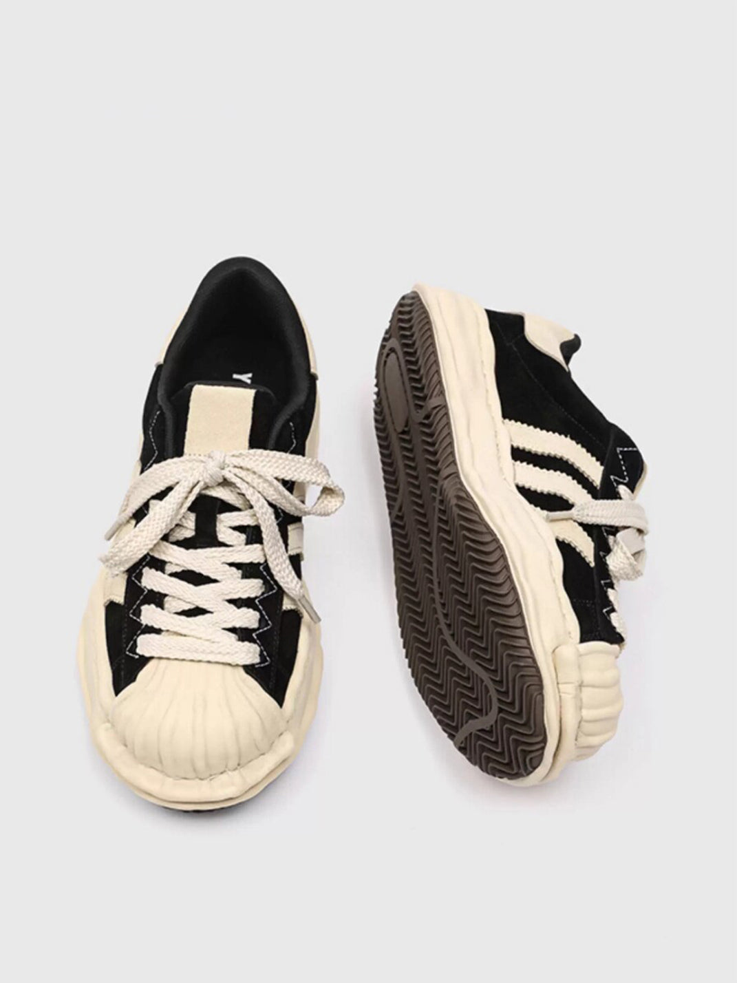 Three-Stripe Shell-Toe Melting Shoes