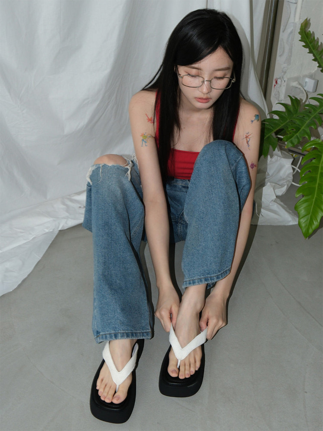Color Pop Platform Flip-Flops