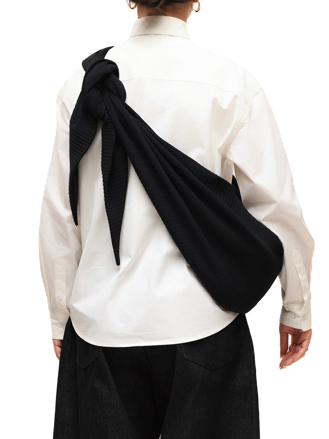 Pleated Adjustable Multi-Function Hobo Bag