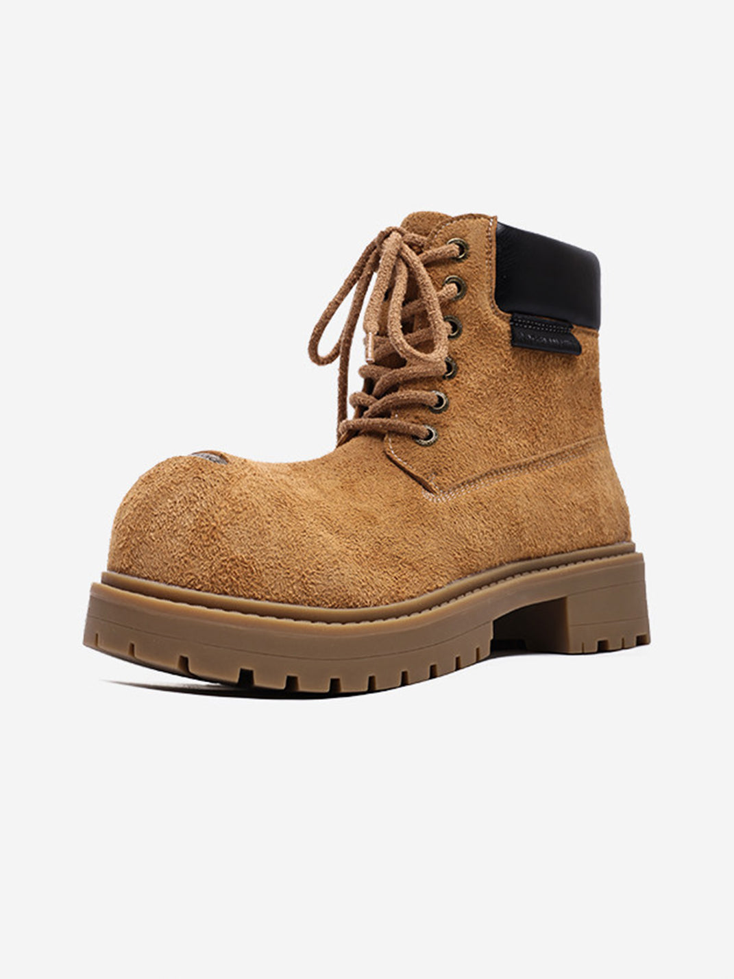 Round-Toe Work Boots