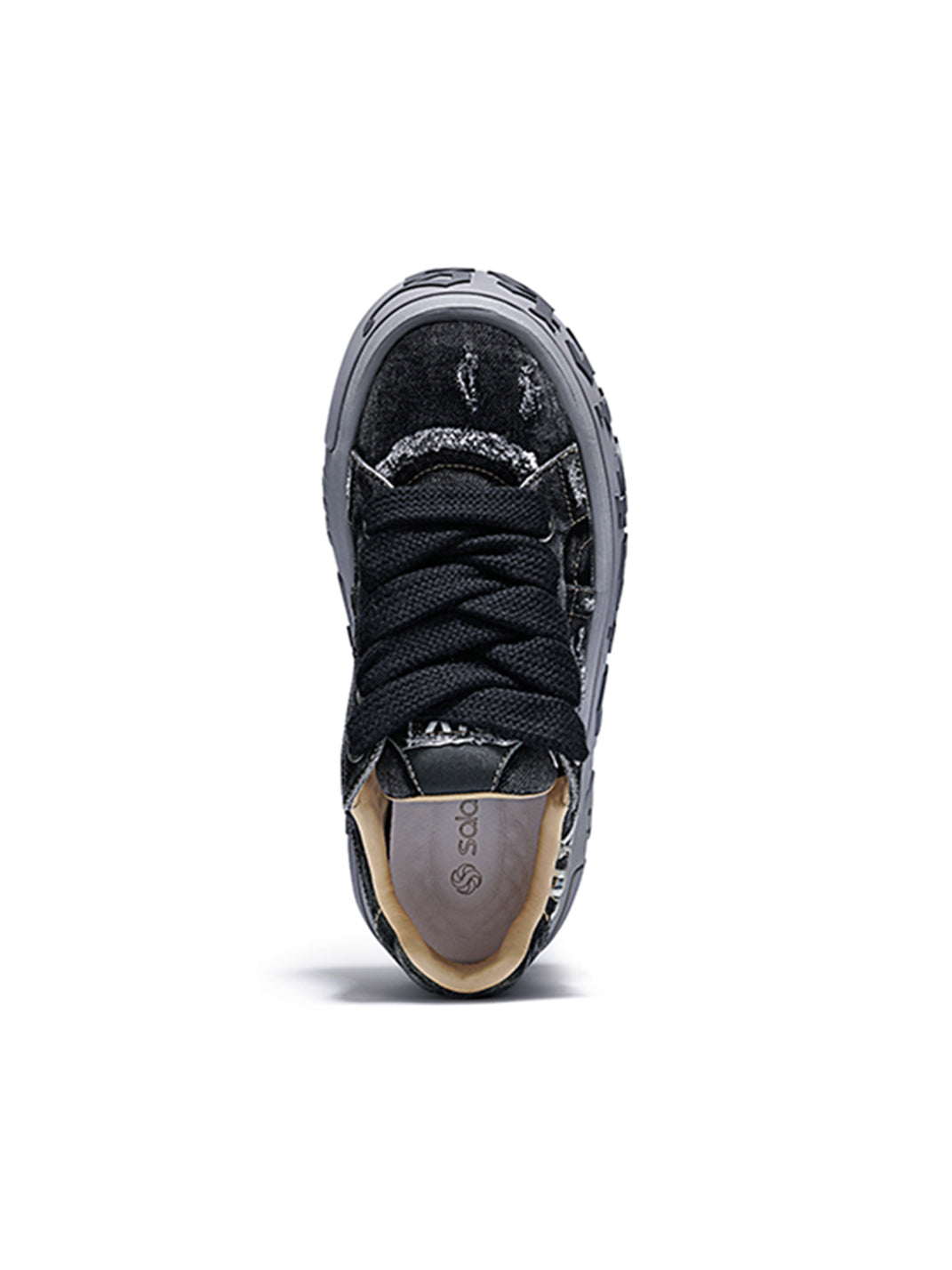 Ripped Denim OWL Skate Sneakers