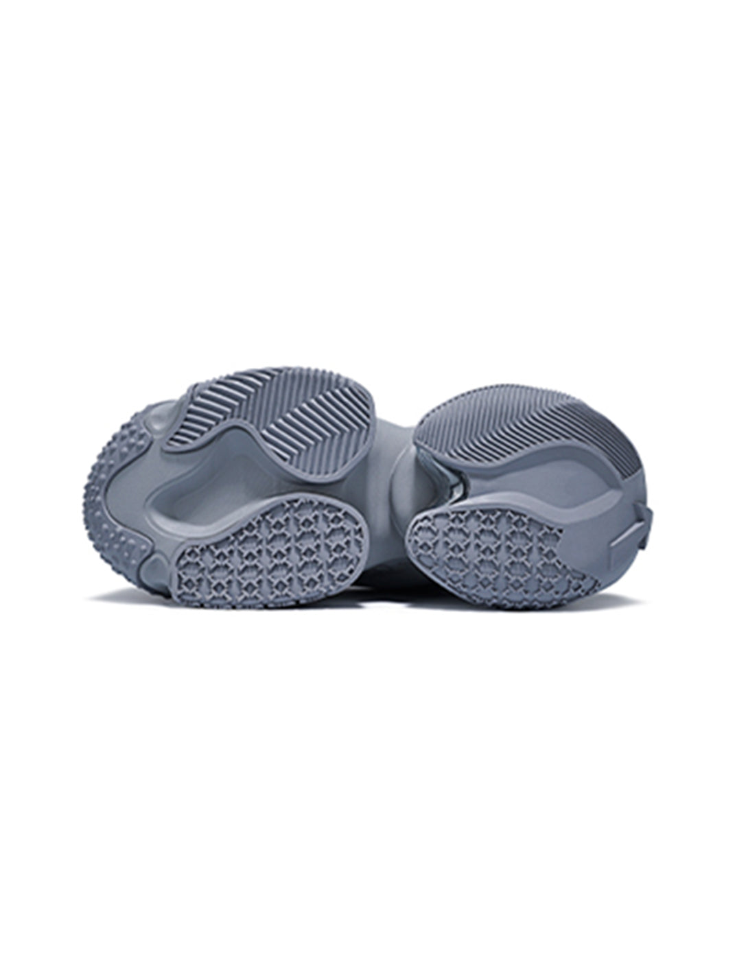White Vortex Embossed Platform Sneakers