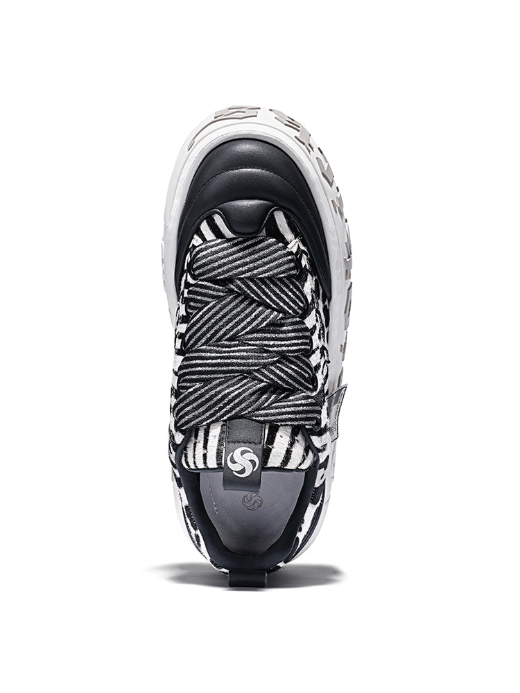 Leopard Animal-World Chunky Skate Sneakers