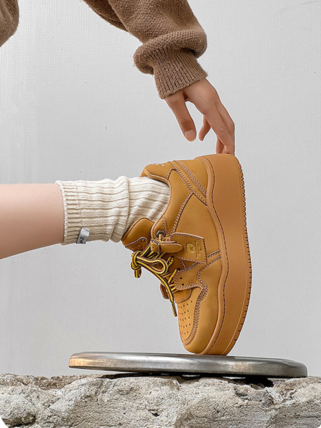 Monochromatic Chunky Sneakers