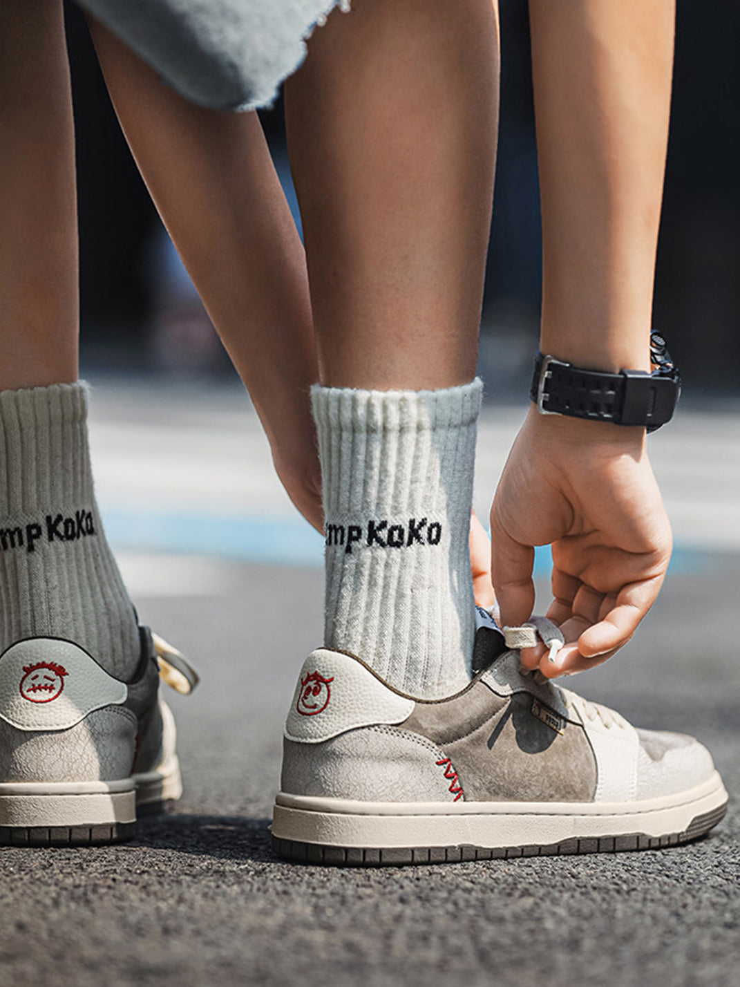 Worn-In Suede & Leather Sneakers
