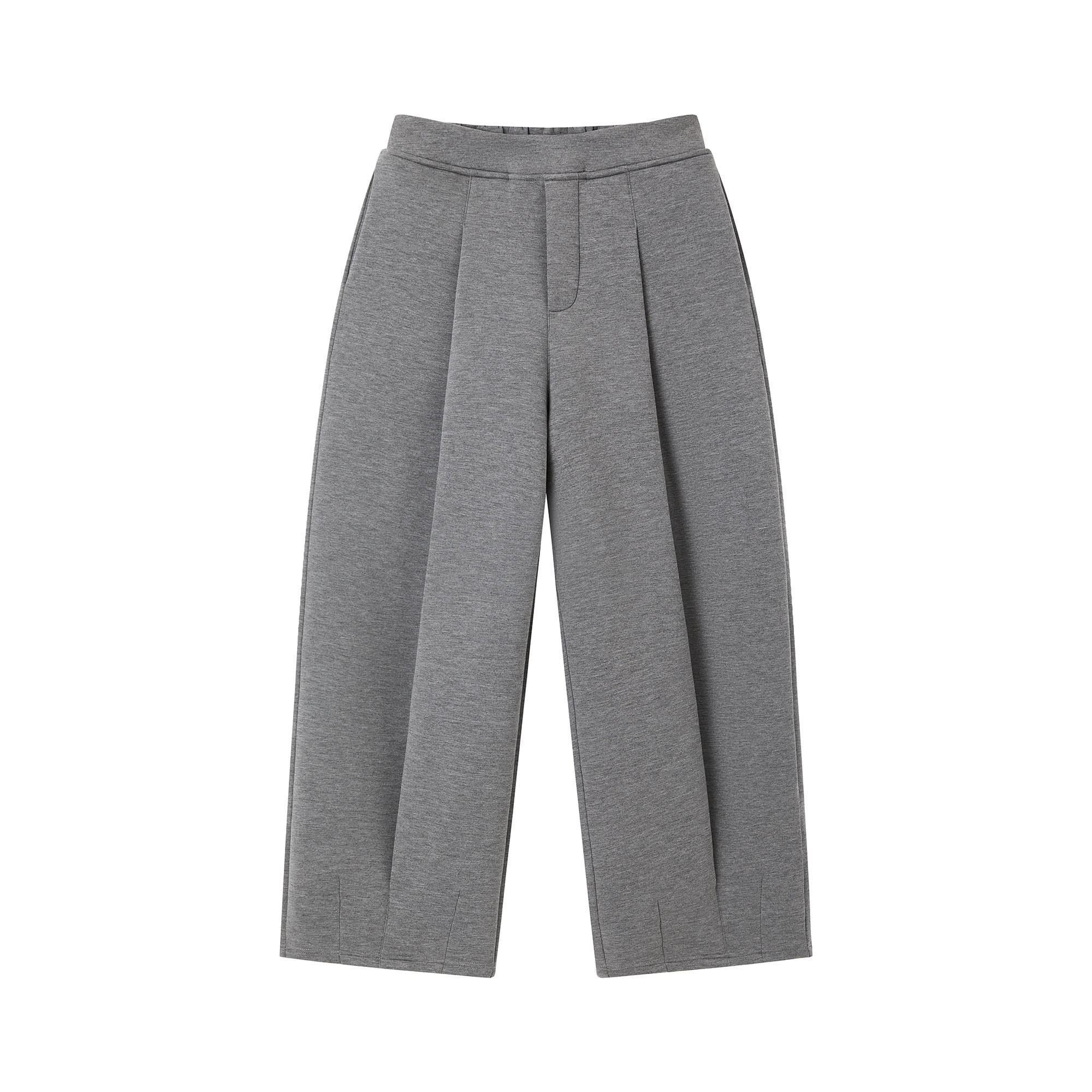 Wide Leg Pleated Crinkled Sweatpants