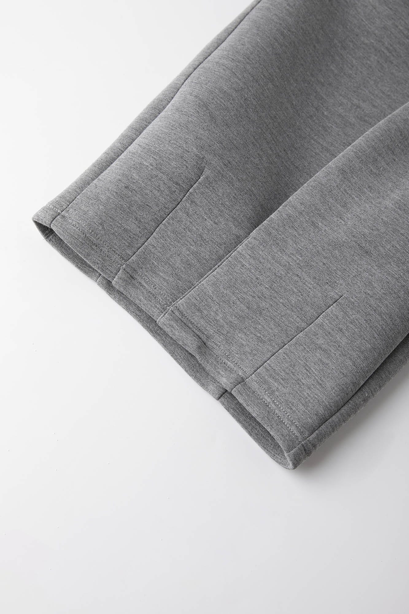 Wide Leg Pleated Crinkled Sweatpants