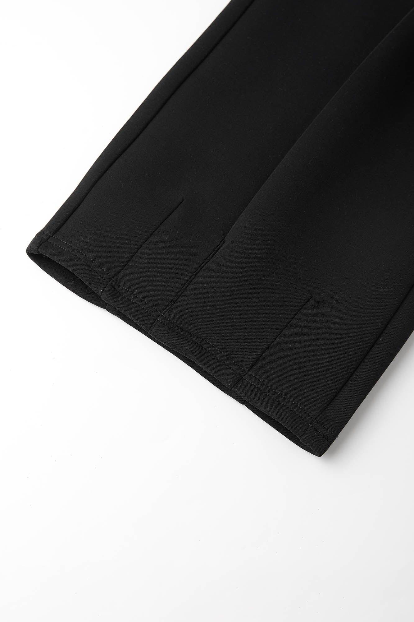 Wide Leg Pleated Crinkled Sweatpants