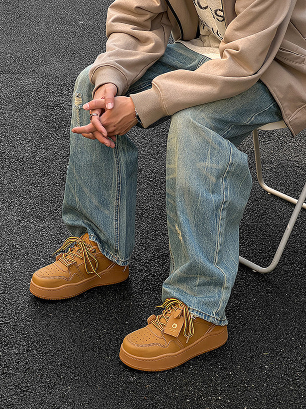 Monochromatic Chunky Sneakers