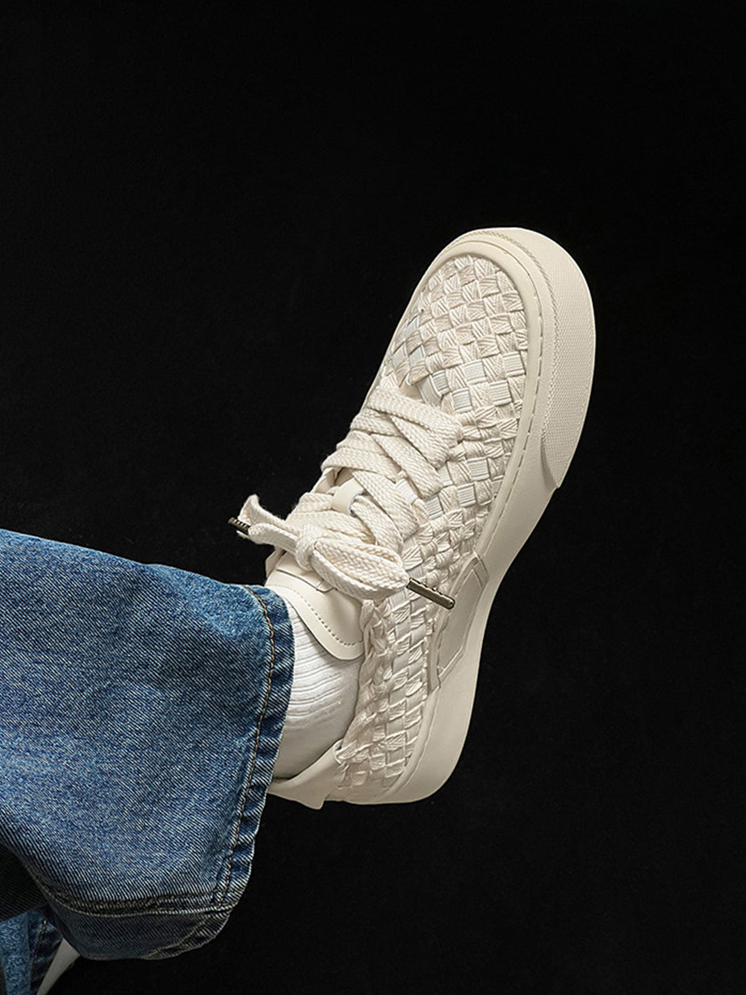 Woven Platform Shoes