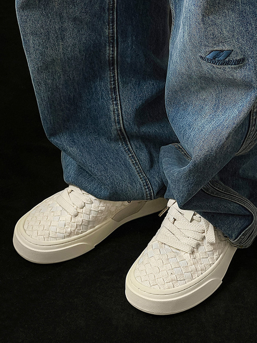 Woven Platform Shoes