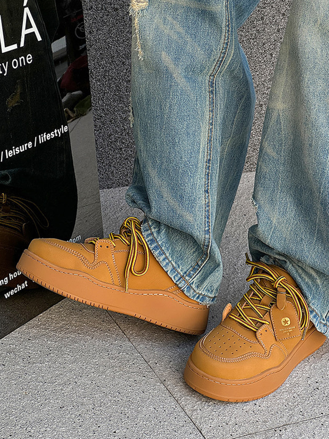 Monochromatic Chunky Sneakers