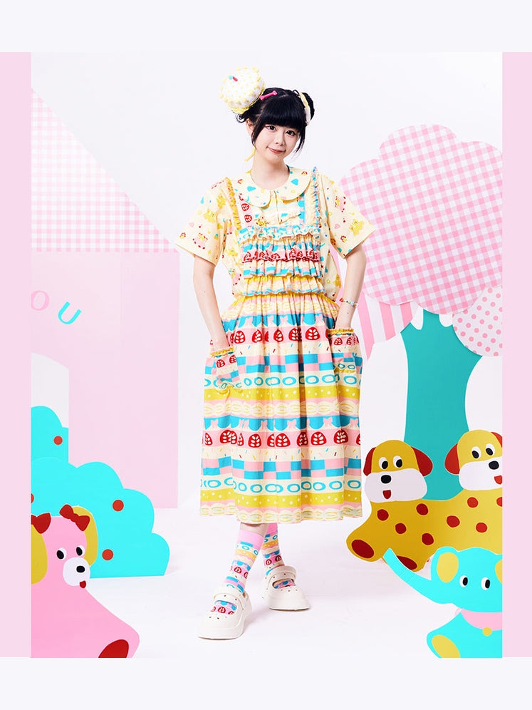 Sweet Ruffle Princess Summer Dress