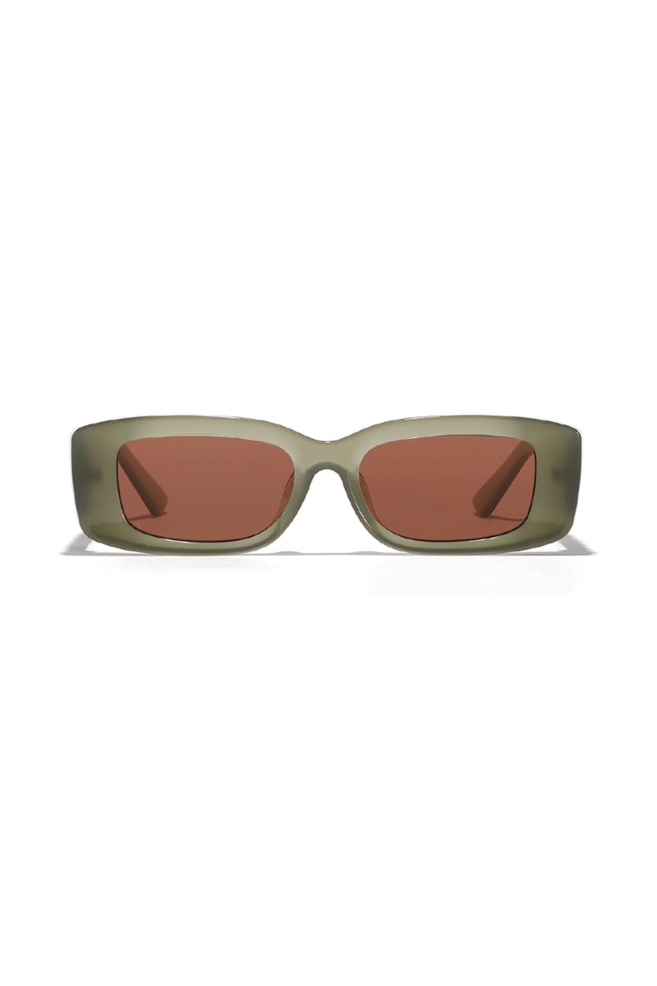 Matte Chunky Rectangle Sunglasses - view 4