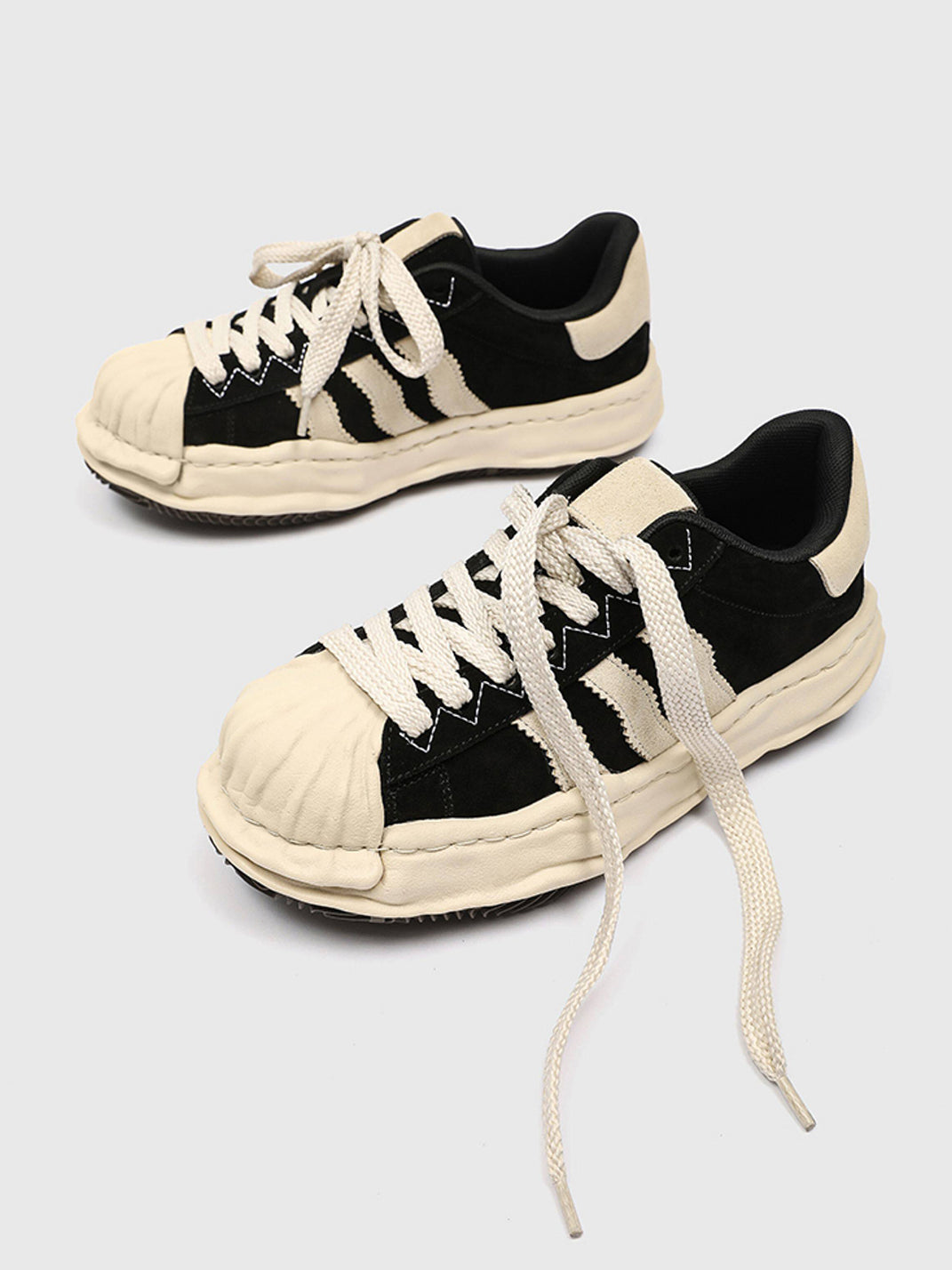 Three-Stripe Shell-Toe Melting Shoes