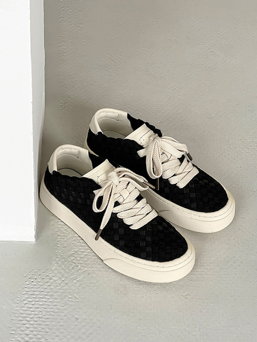 Woven Platform Shoes