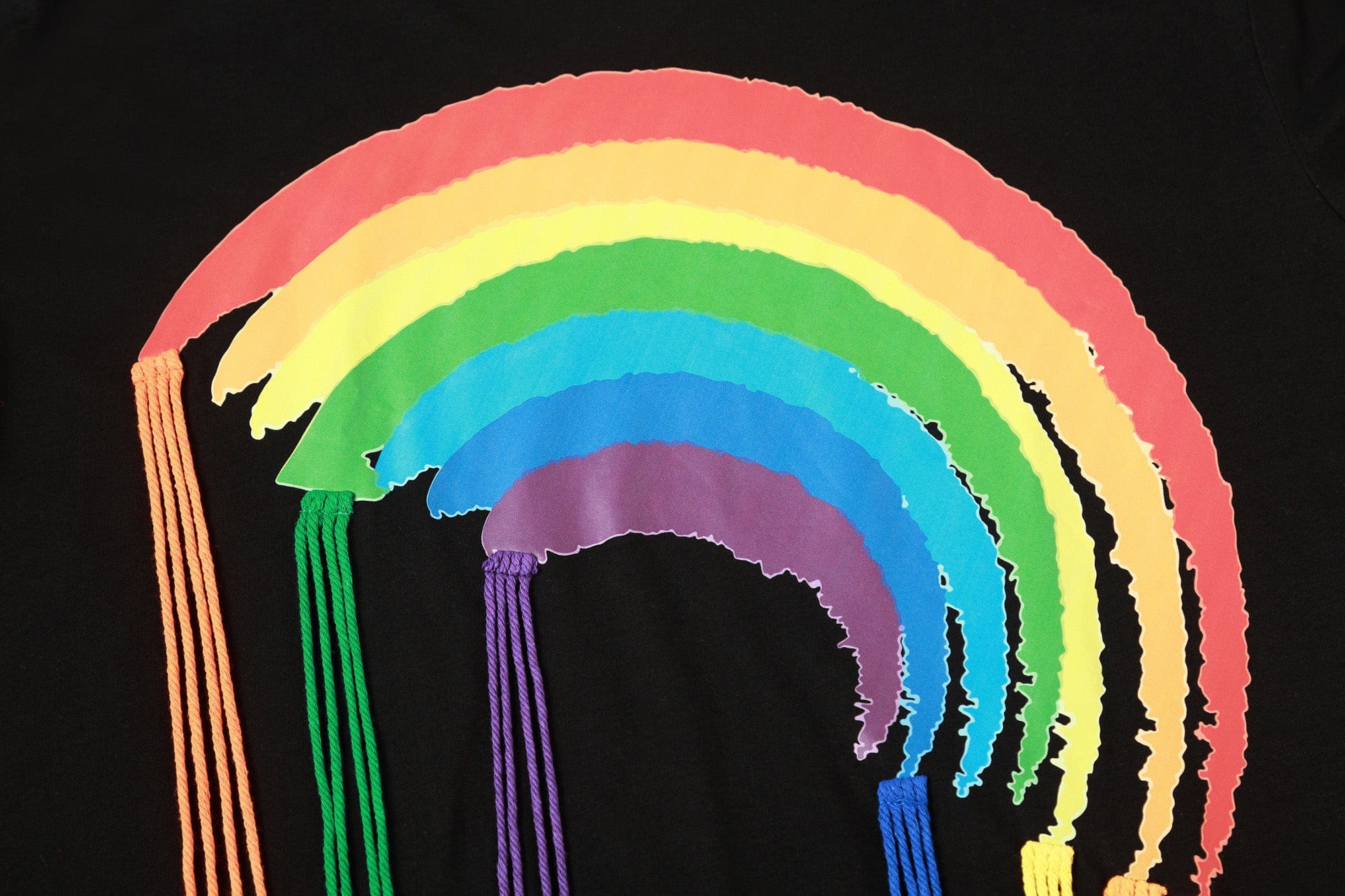 Rainbow Fringe Graphic T-Shirt
