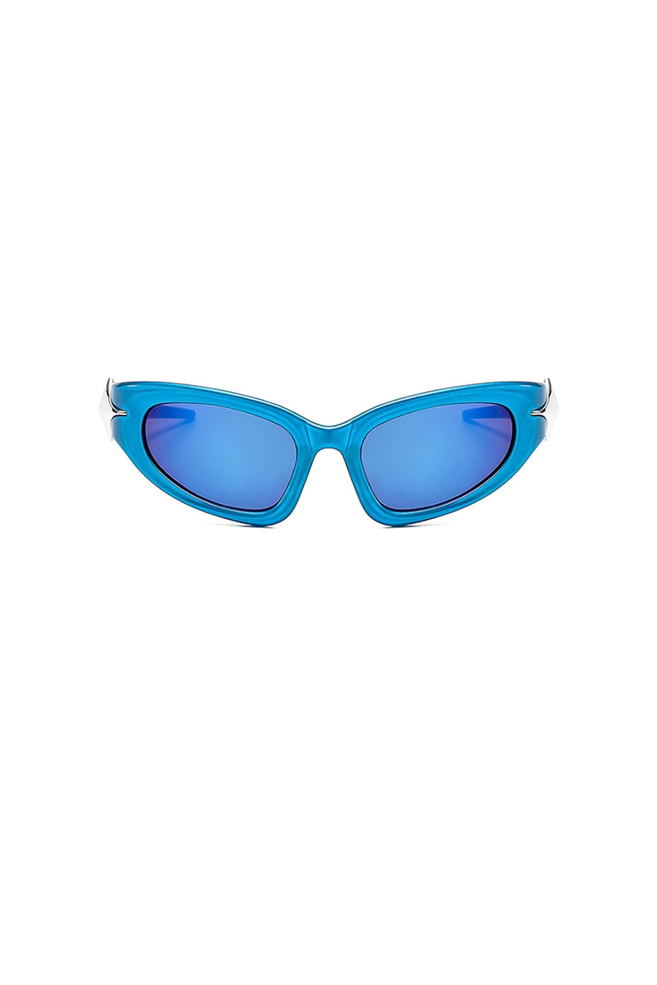 Star-Temple Cat-Eye Sport Sunglasses - view 7
