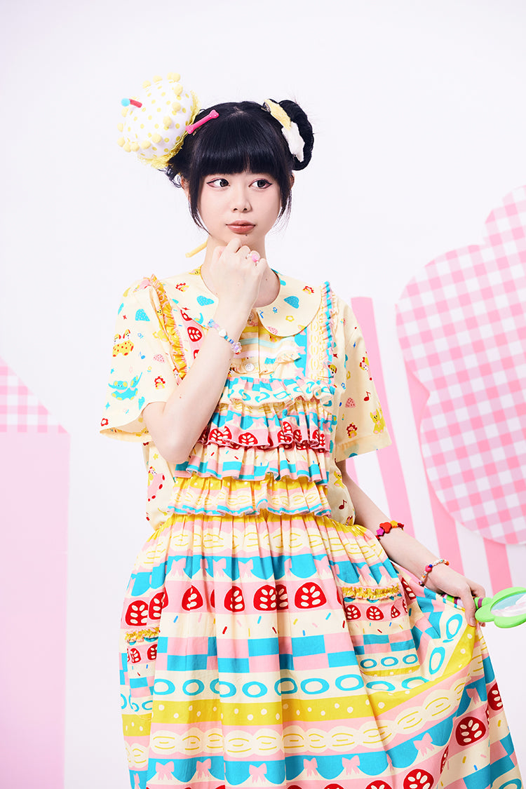 Sweet Ruffle Princess Summer Dress