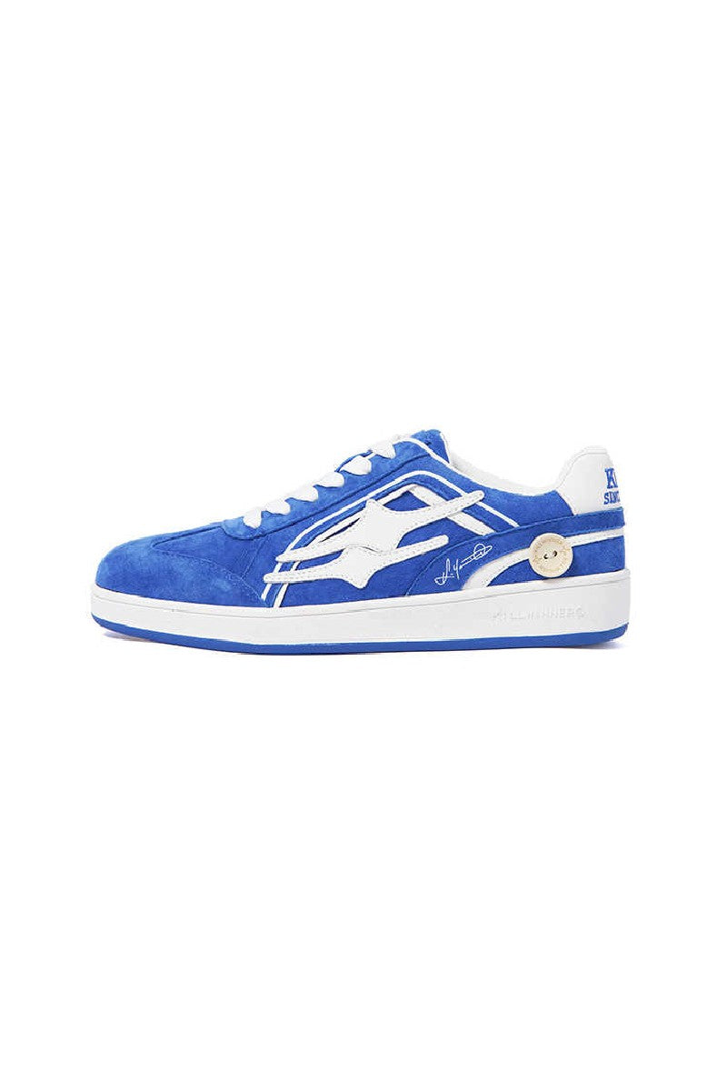 Suede Low-Top Sneakers Royal Blue