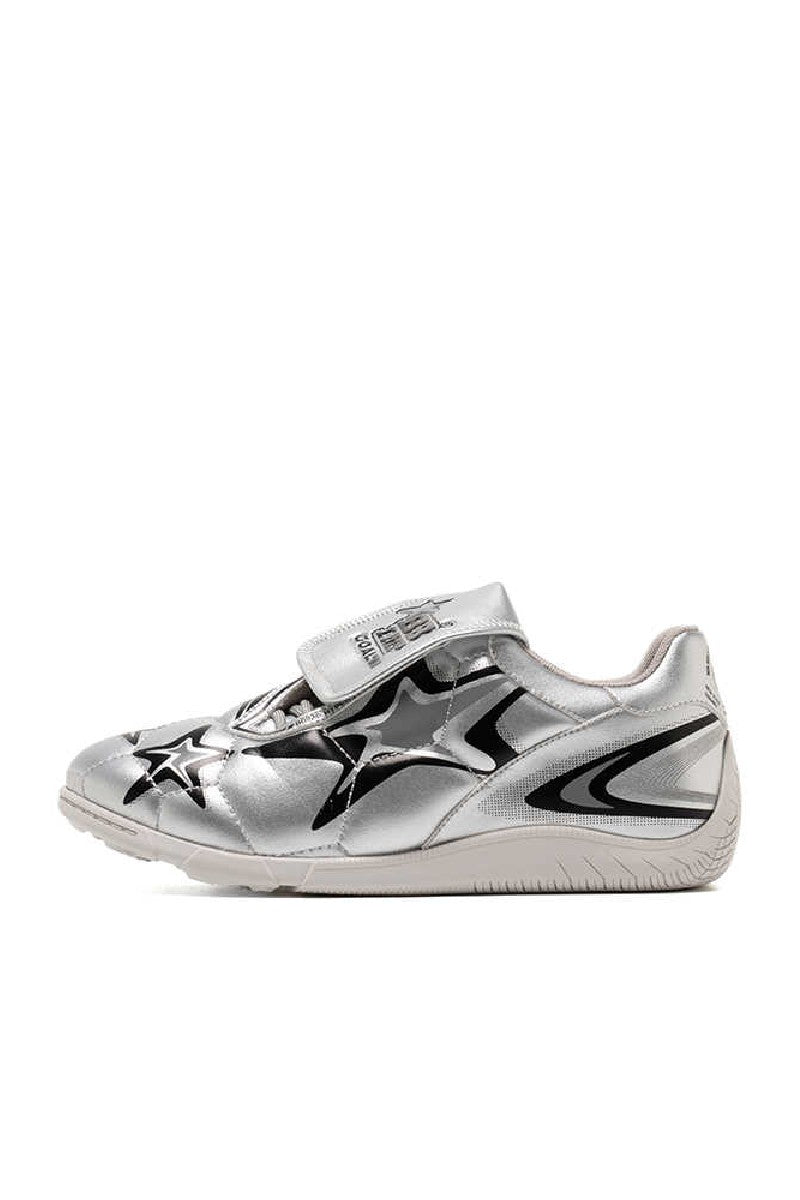 Silver Star Velcro Athletic Sneakers