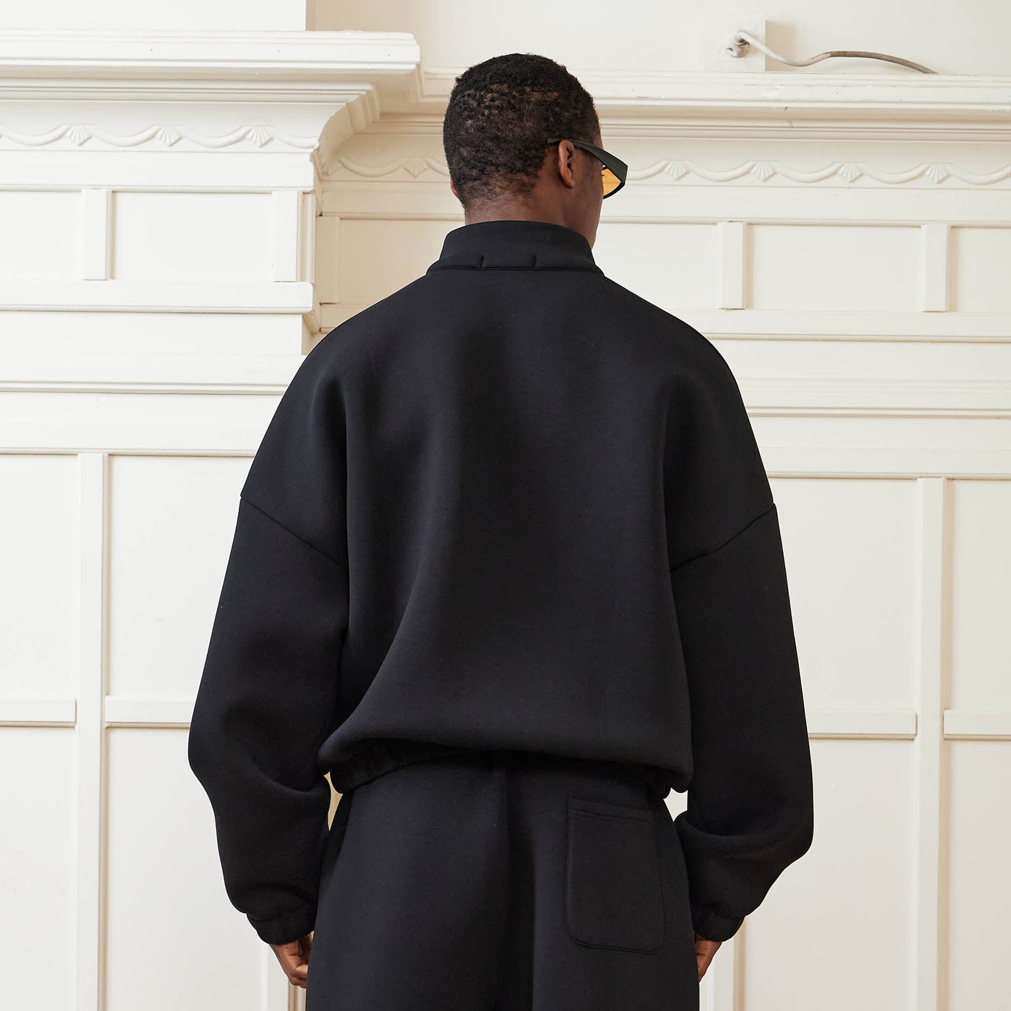 Oversized High Neck Sweatshirt