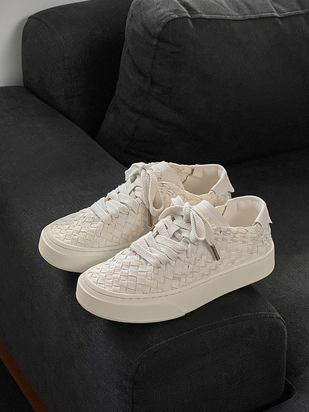 Woven Platform Shoes