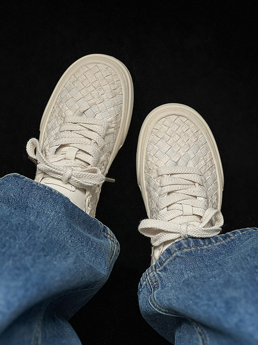 Woven Platform Shoes