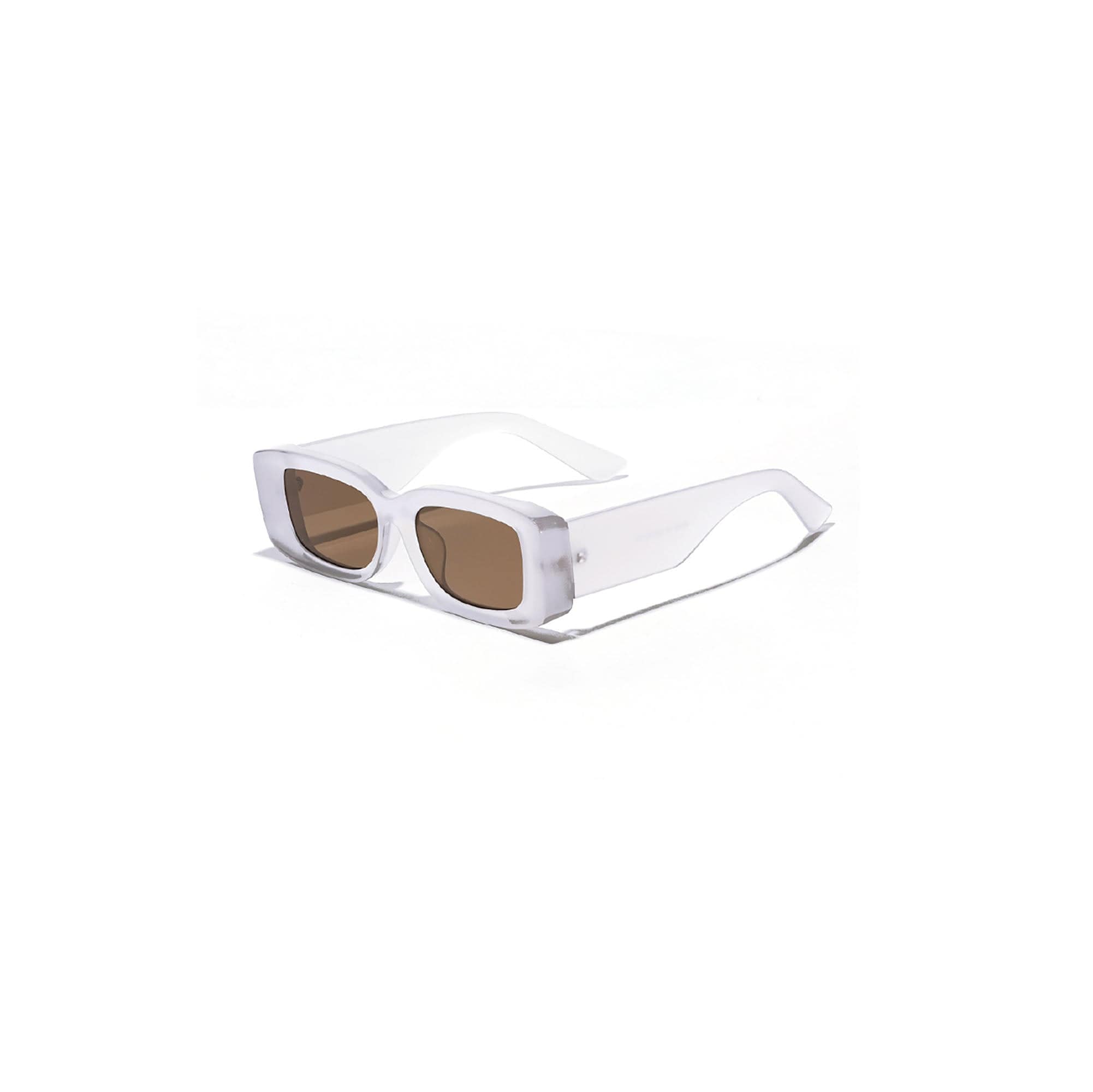 Matte Chunky Rectangle Sunglasses - view 3