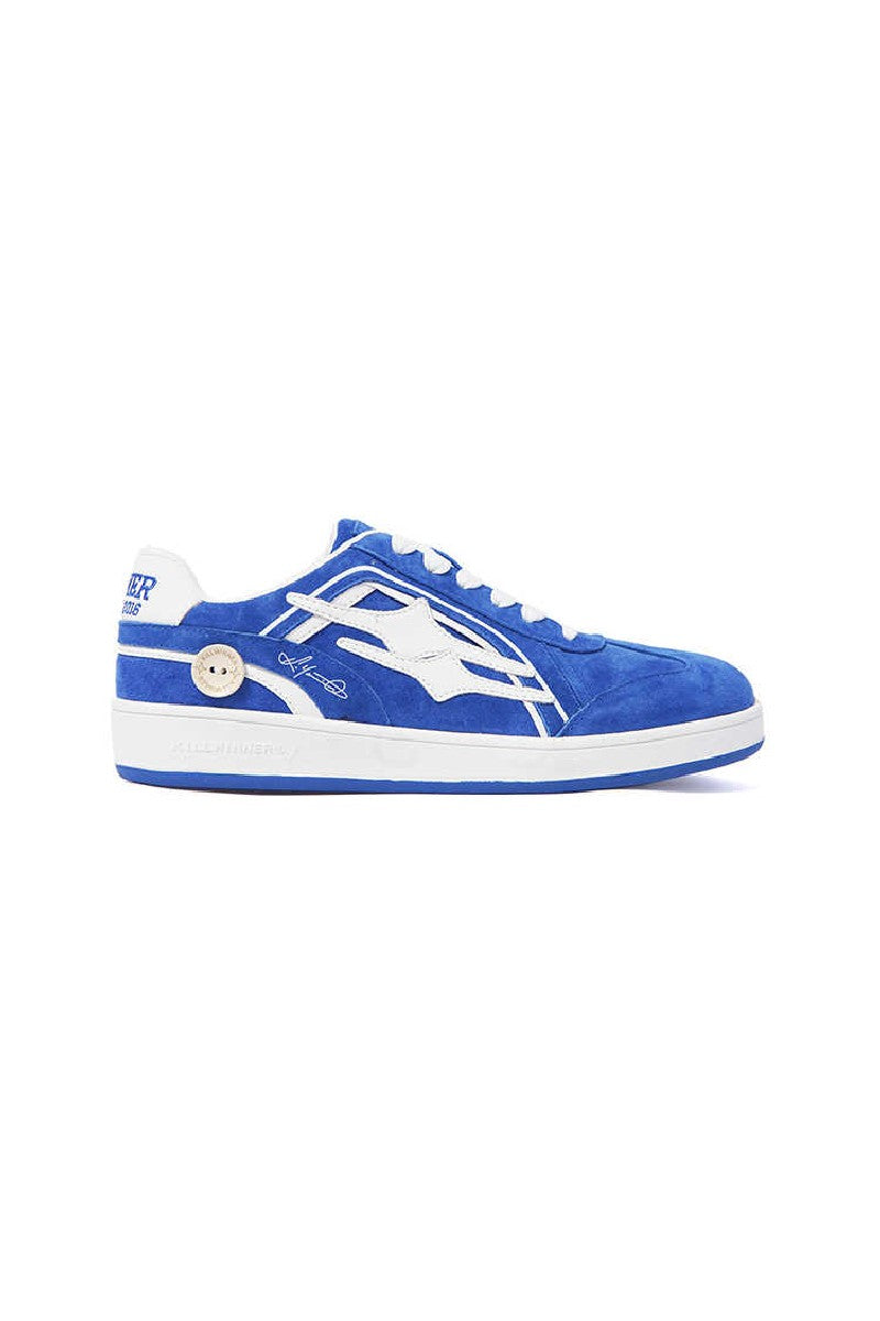 Suede Low-Top Sneakers Royal Blue