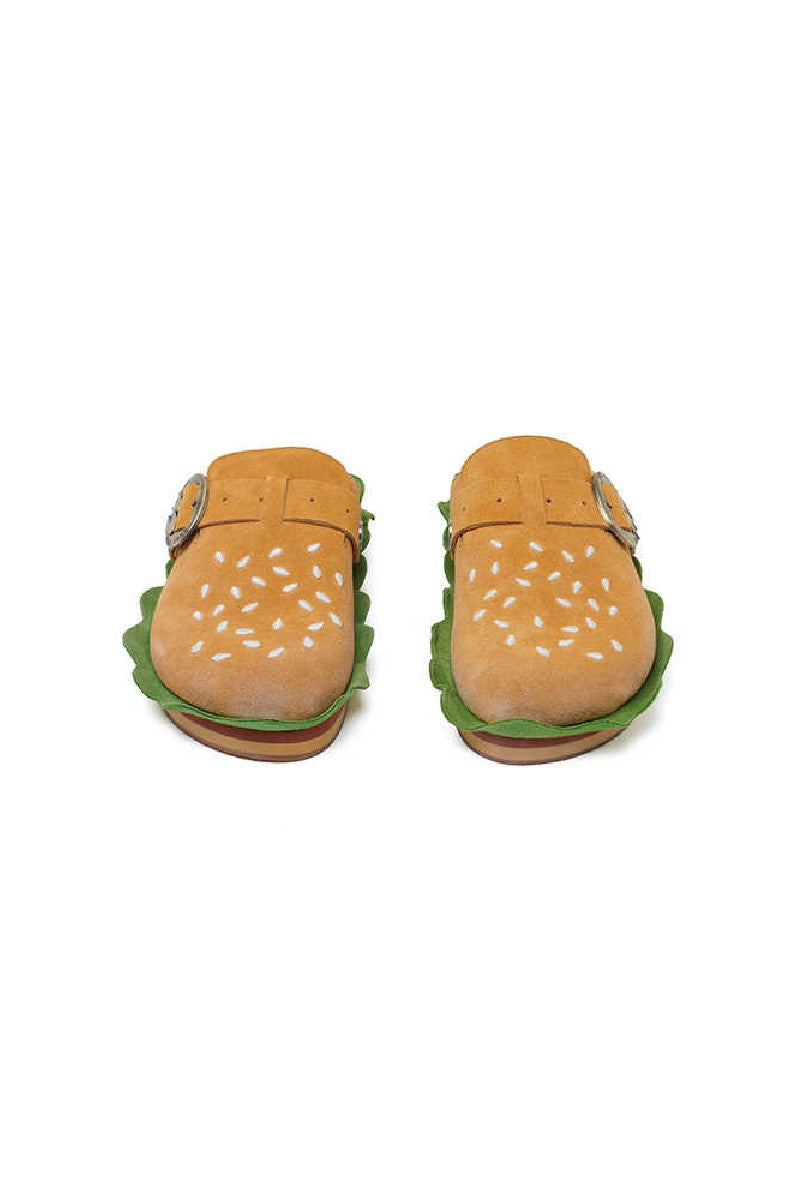 Hamburger Design Novelty Slip On Clogs