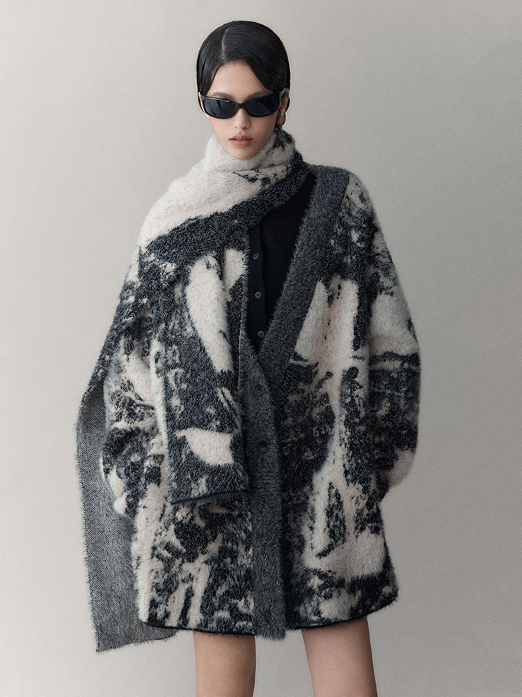 Elegant Wool Blend Scarf