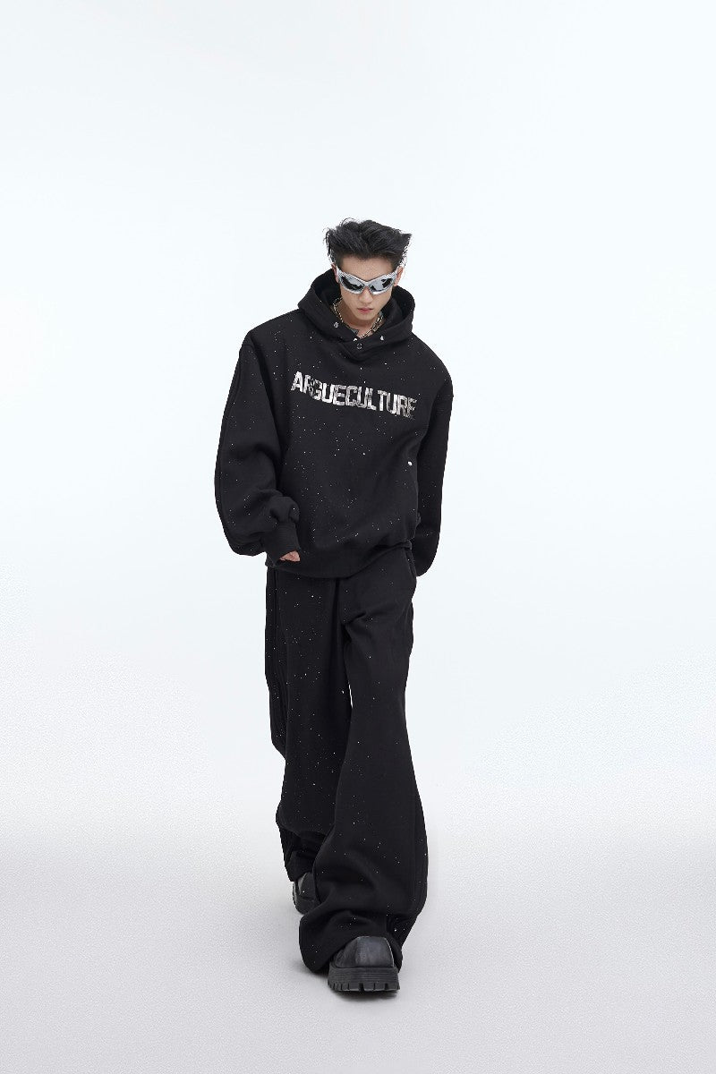 Glittery Track Hoodie - chiclara