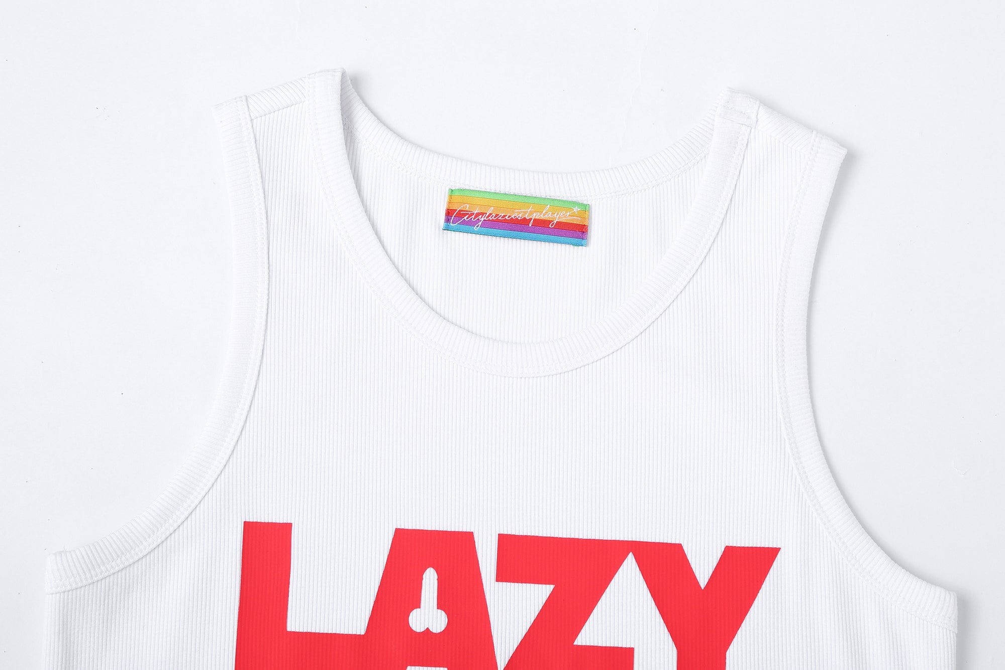 Lazy Boy Graphic Tank Top