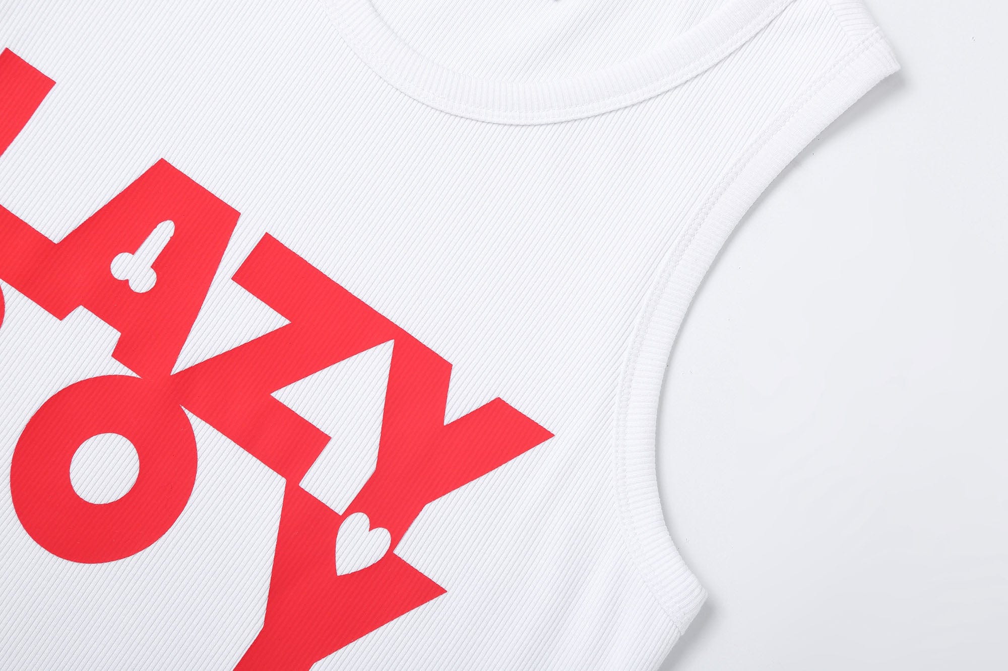 Lazy Boy Graphic Tank Top