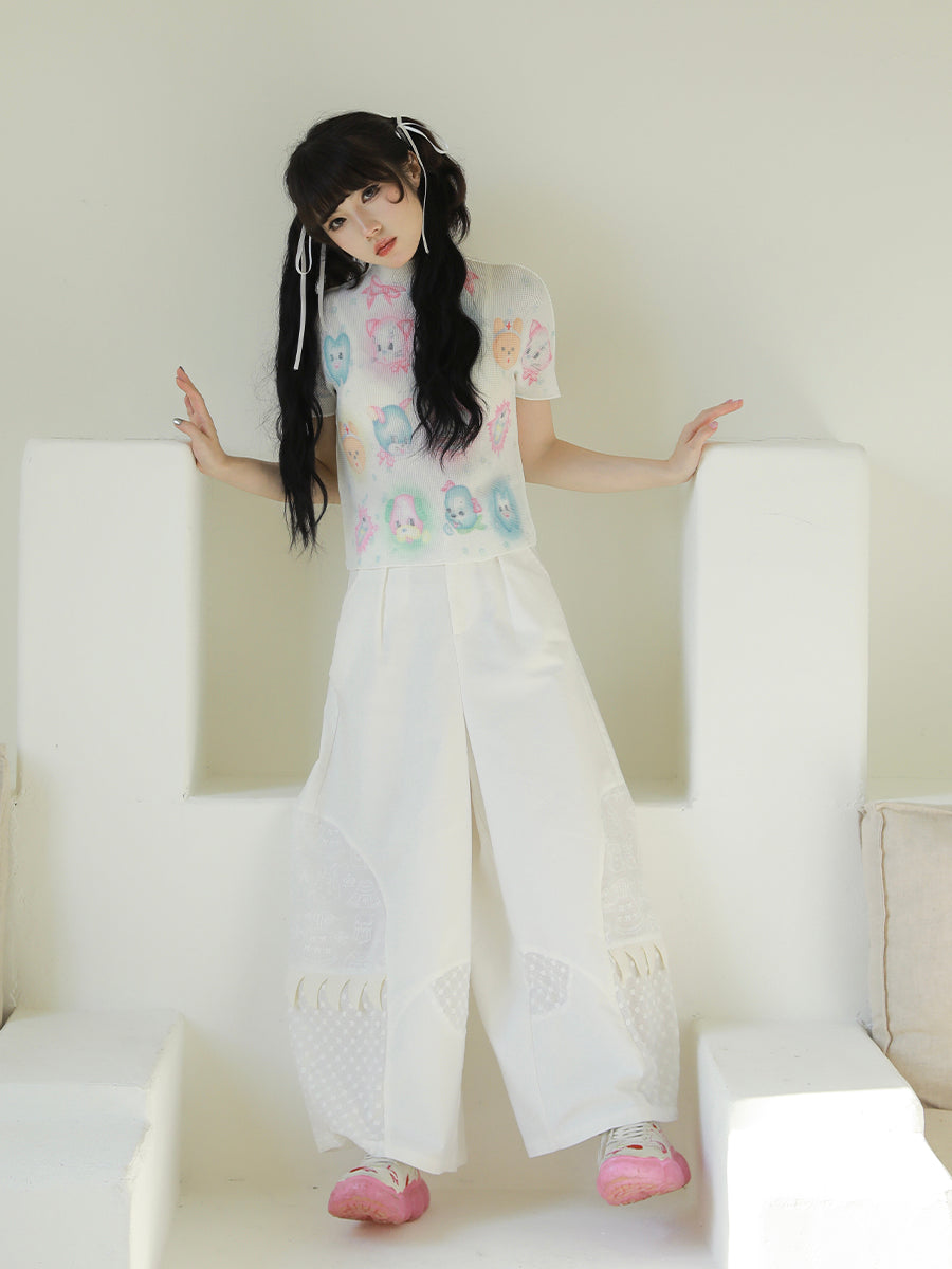 Tooth Fairy Wide Leg Pants