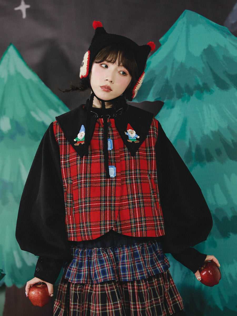 Apple Knit Pom Beanie Hat