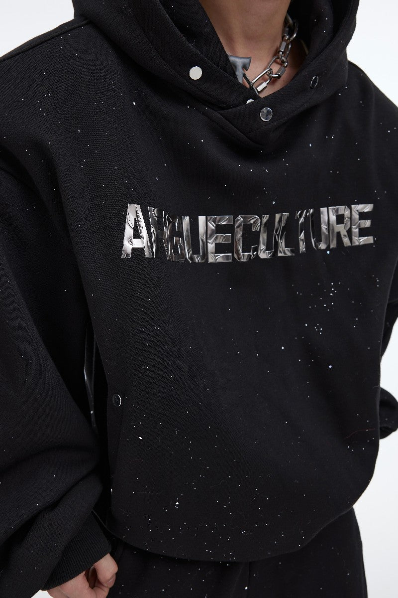 Glittery Track Hoodie - chiclara