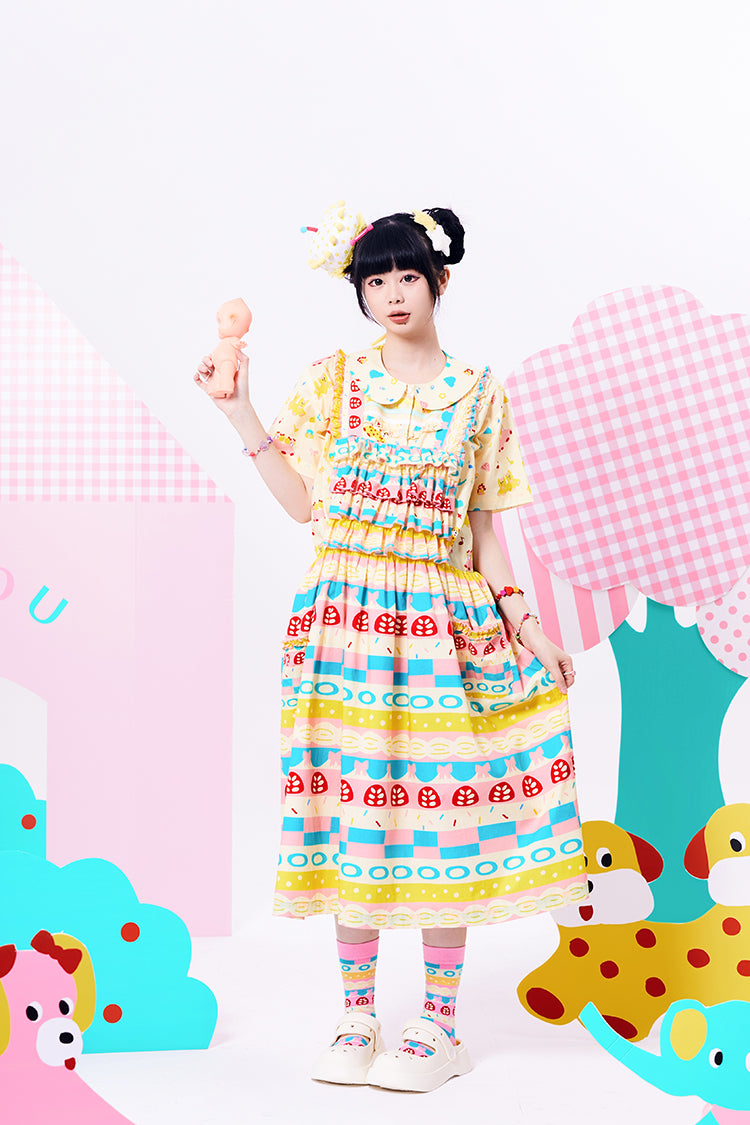 Sweet Ruffle Princess Summer Dress