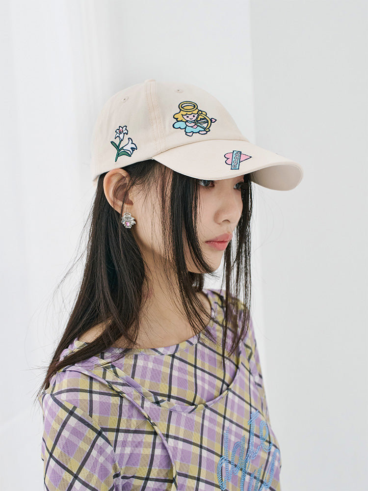 Embroidered Dream Angel Baseball Cap