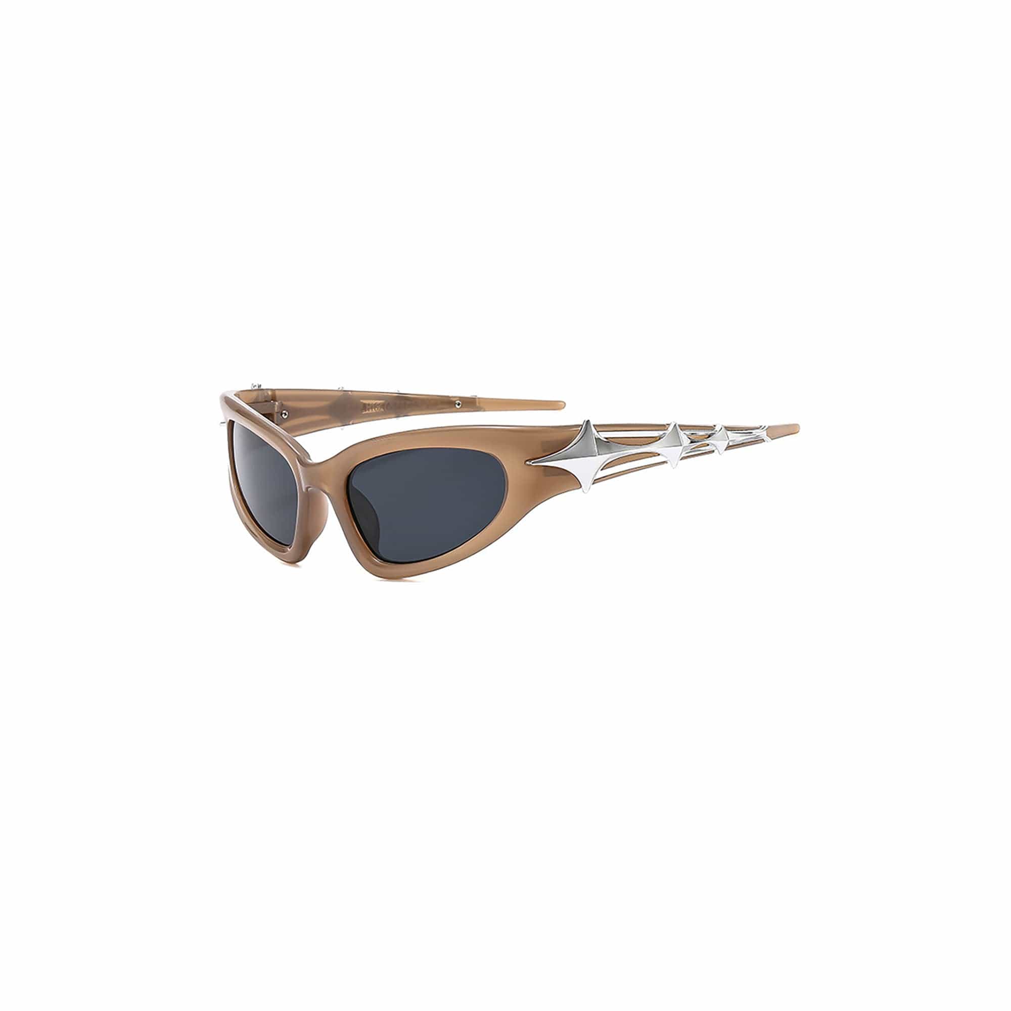 Star-Temple Cat-Eye Sport Sunglasses - view 6