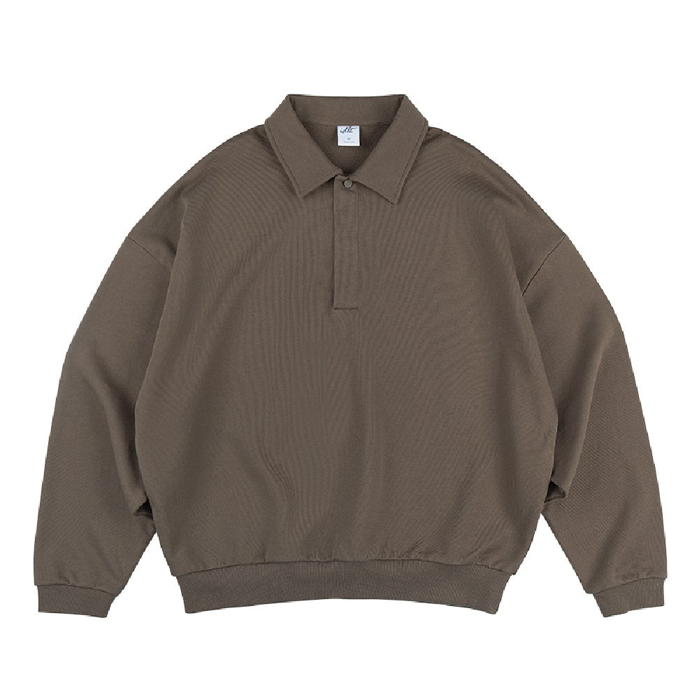 Long Sleeve Polo Sweater - chiclara